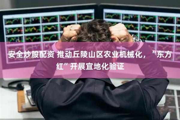 安全炒股配资 推动丘陵山区农业机械化，“东方红”开展宜地化验证